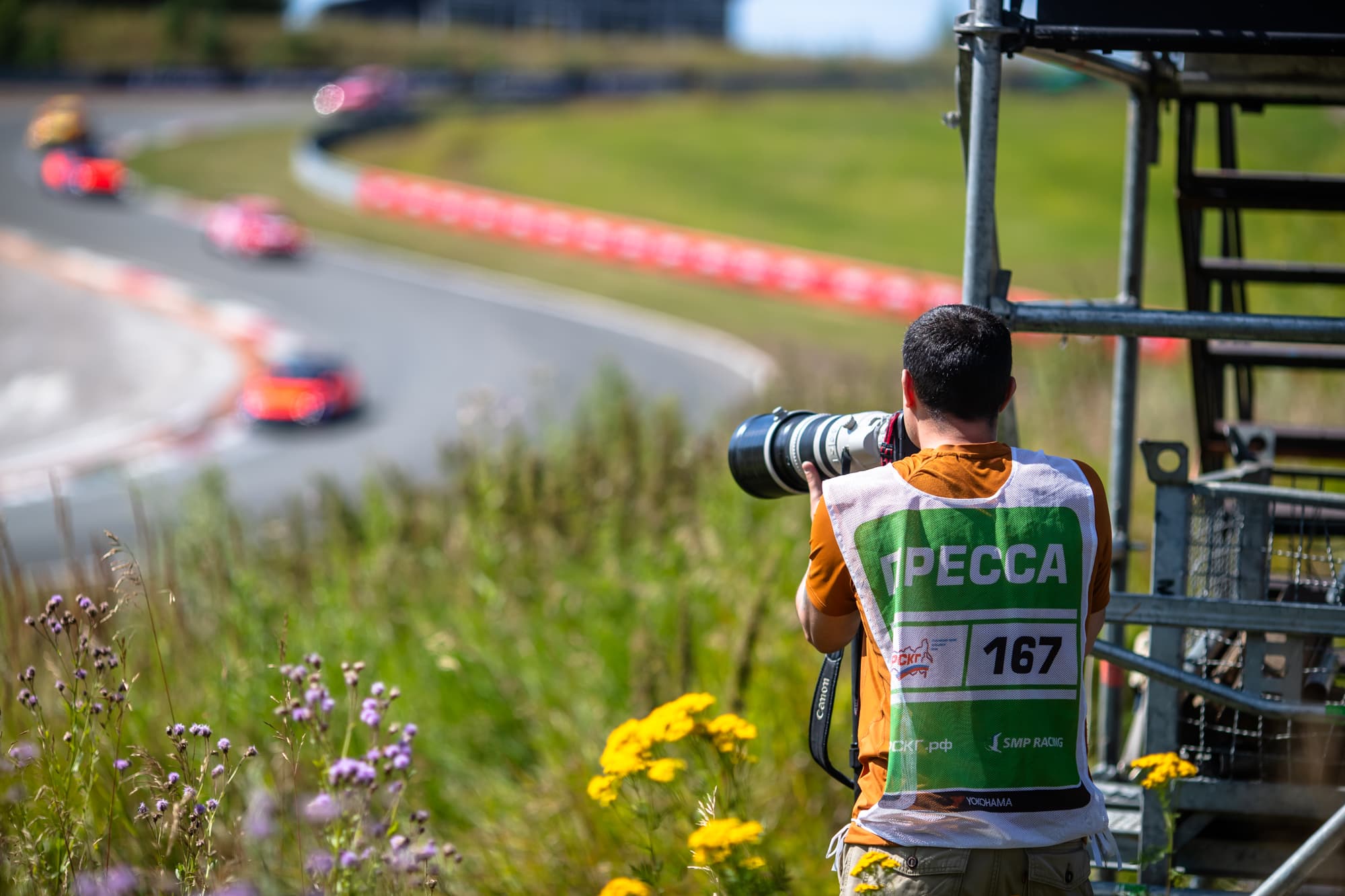 Фотограф на автоспорте